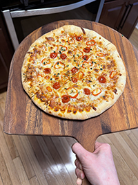 Kitchen Minis homemade pizza