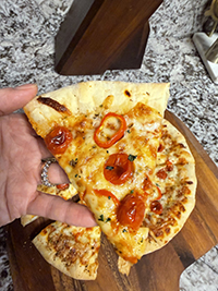 Kitchen Minis homemade pizza